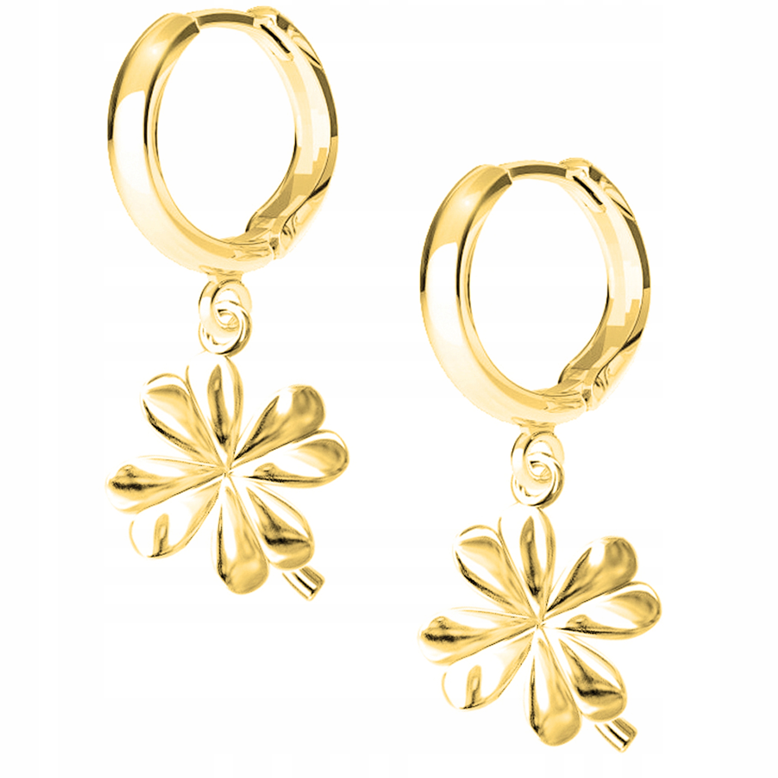 

Kolczyki złote Koniczyna Koniczynki 925