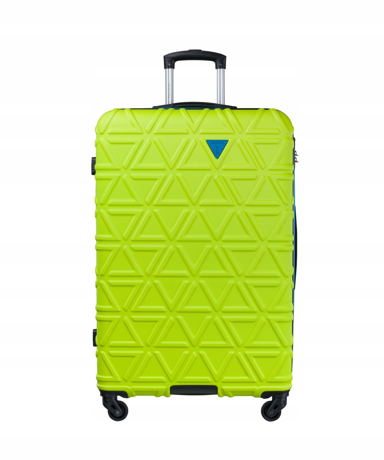 Walizka Duża Podróżna Na Kółkach Twarda ABS PUCCINI Limonkowa ABS018A 5B Stan opakowania oryginalne