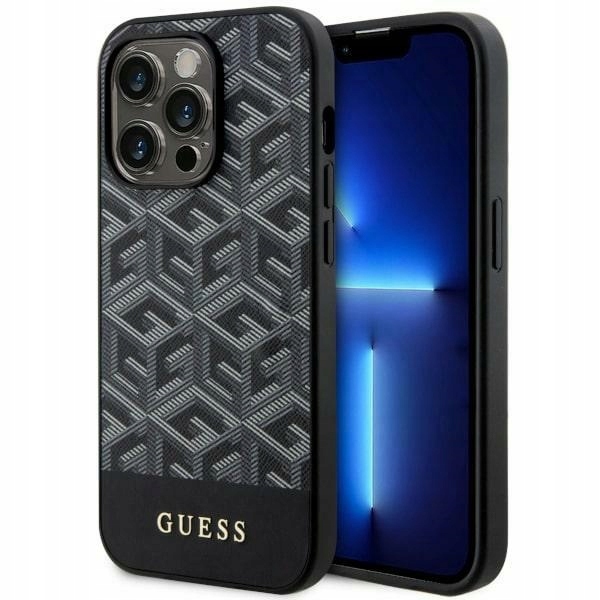 Etui Case Guess do iPhone 14 Pro Max MagSafe Skórzany Pokrowiec Obudowa