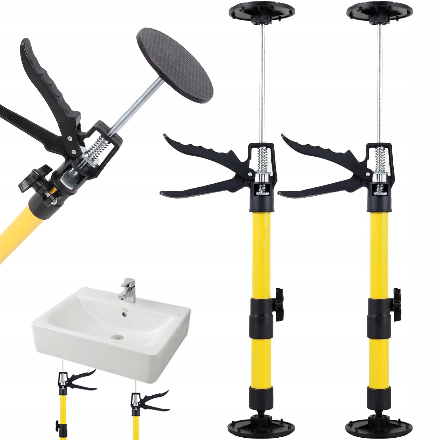 Teleskopická Vzpěra Na Dveře Zárubní 30-59 CM, Nosnost 50 Kg