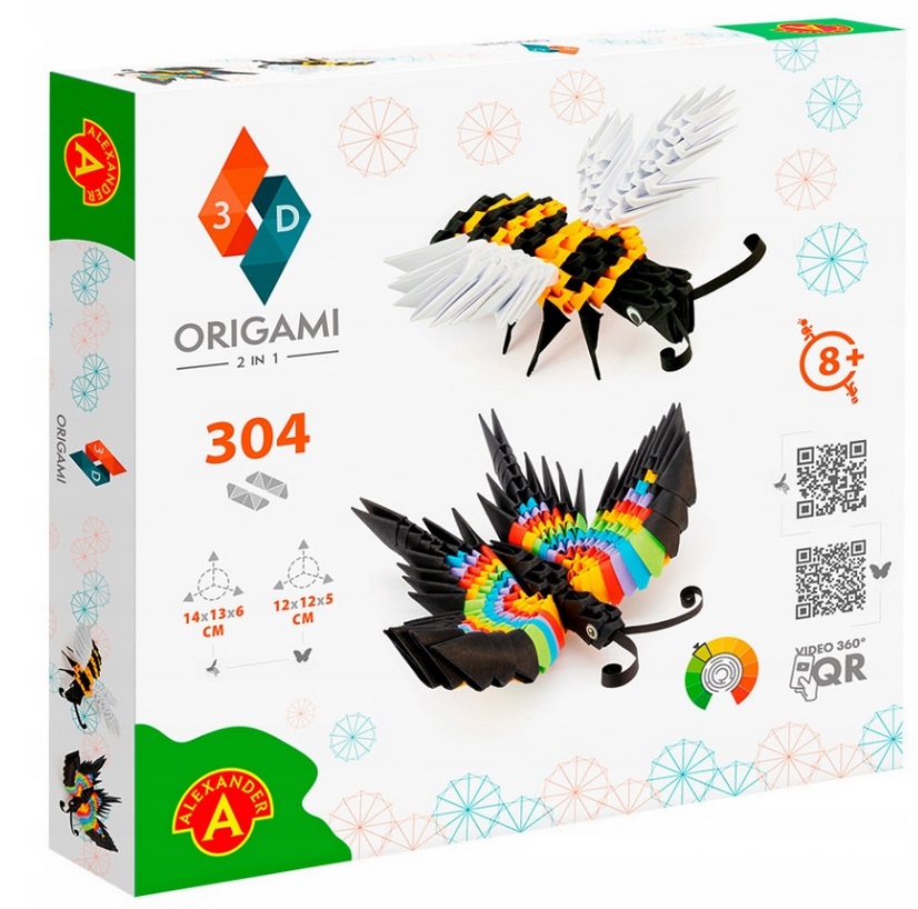 

Alexander Pl Origami 3D 2w1 motyl, pszczoła 25668