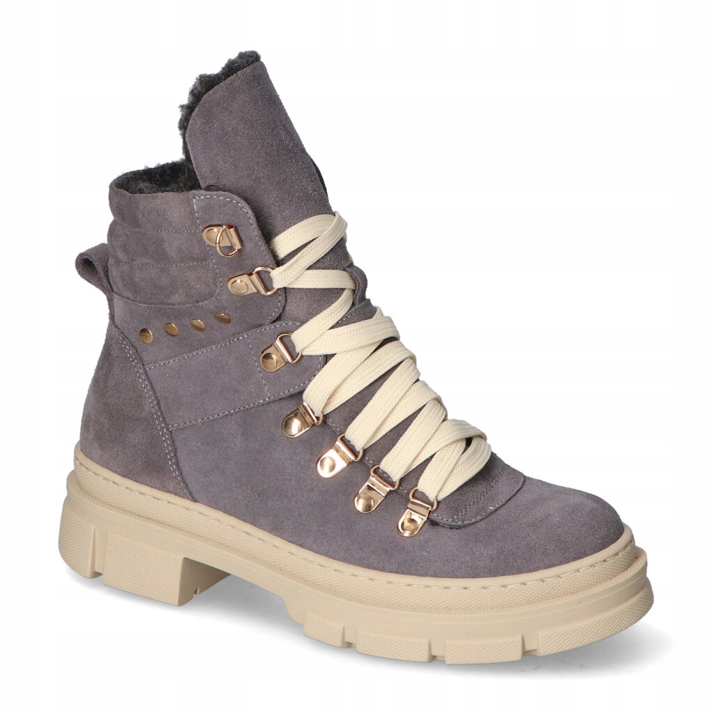 Kotníkové Neo Shoes K01 Kotníkové Boty semišové velikosti 36