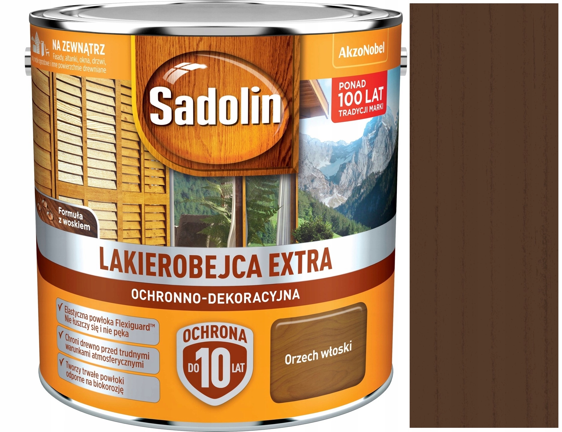 

Sadolin Extra Lakierobejca 2,5L Orzech Włoski
