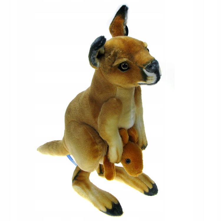 Zoo: maskotka Kangur z młodym 44cm (16603)