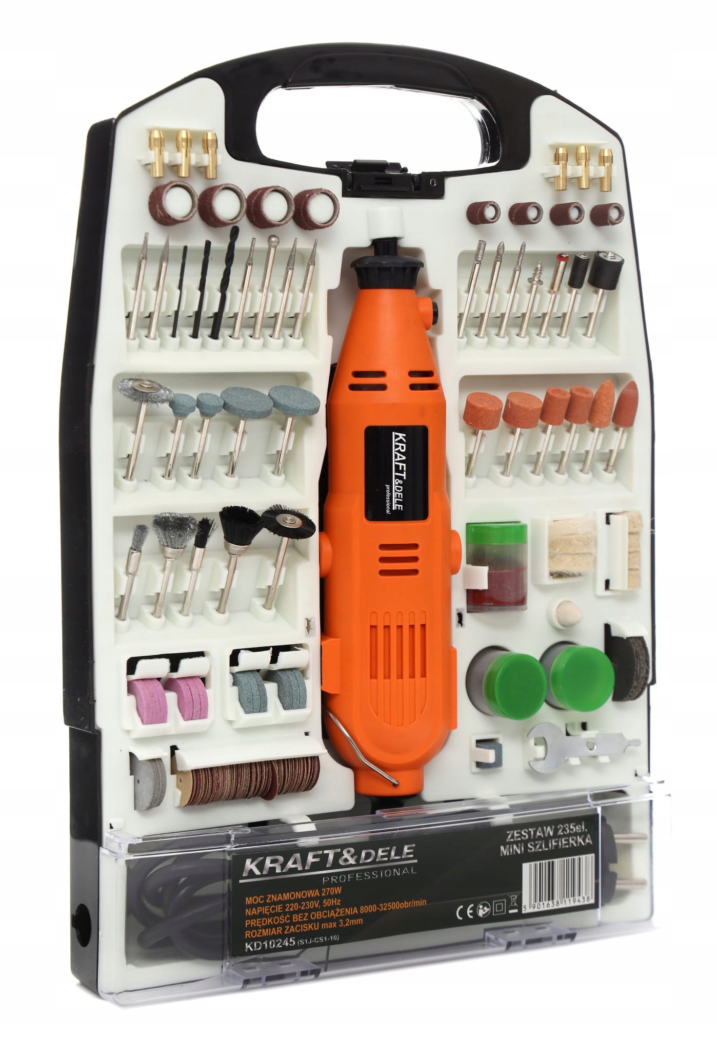 Mini bruska 270W KD10245 235elem.