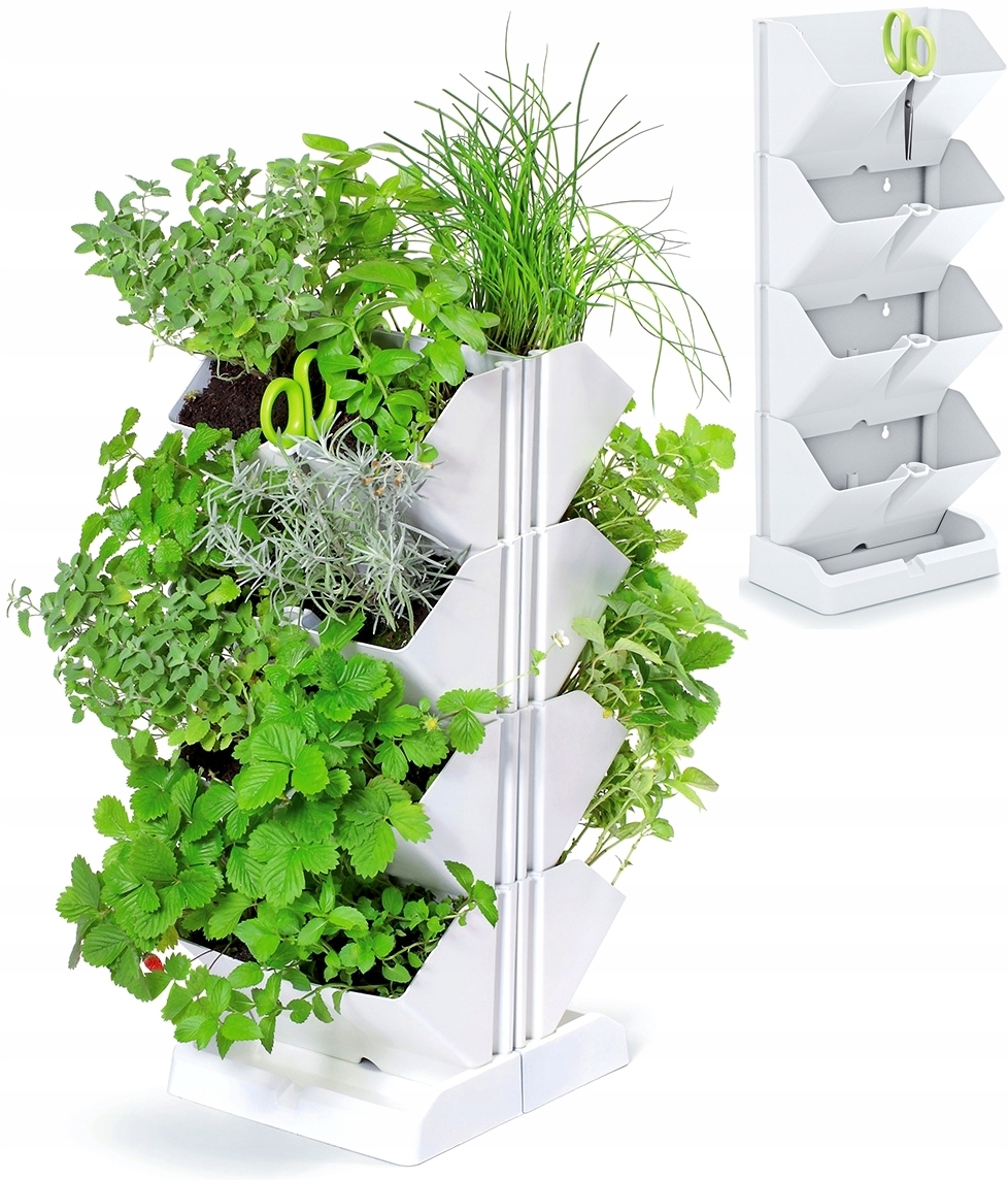 

Kwietnik Stojak Donice Na Kwiaty Zioła + Nożyczki