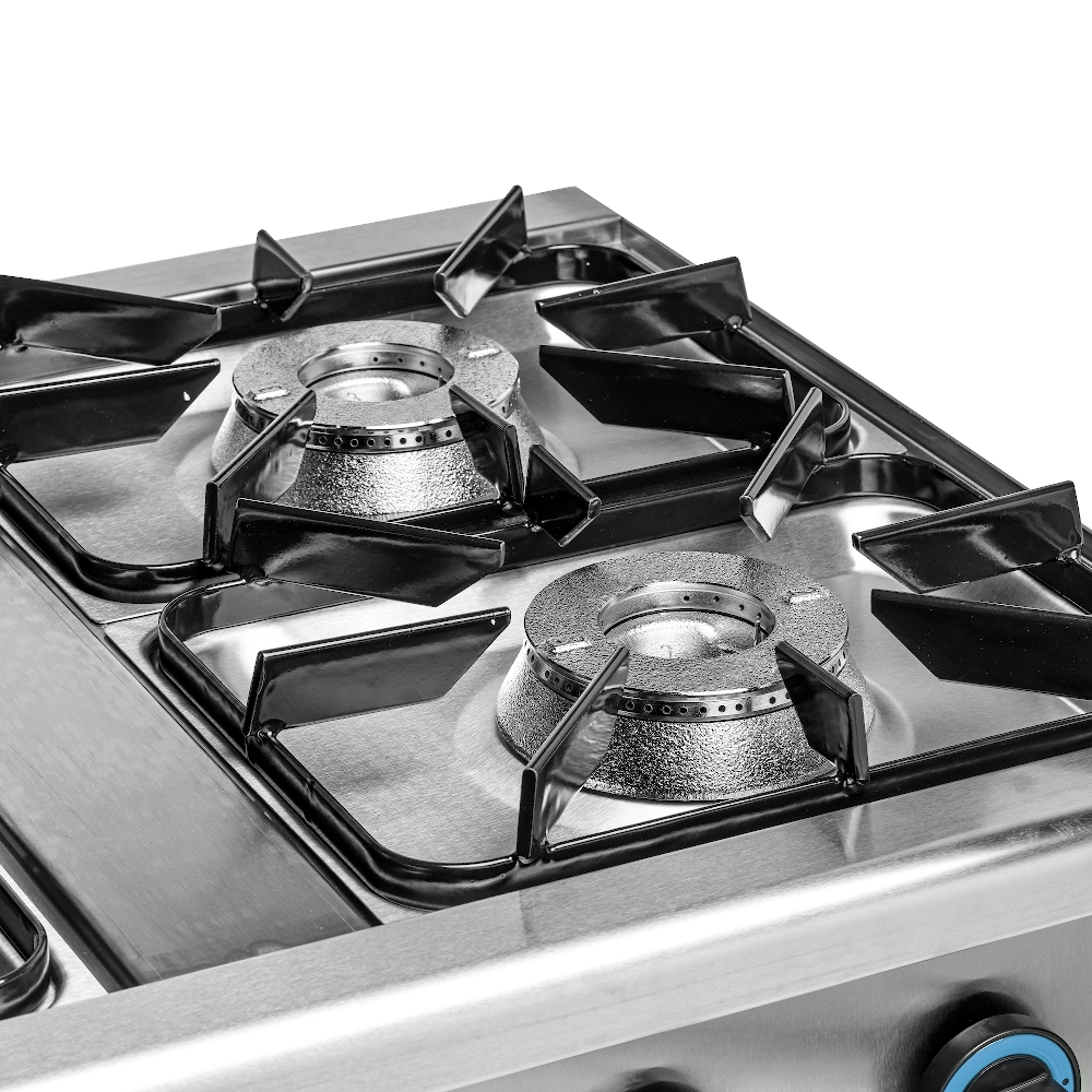 KUCHNIA GAZOWA 4-PALNIKOWA Z PÓŁKĄ FORGAST FG09451 Marka Forgast