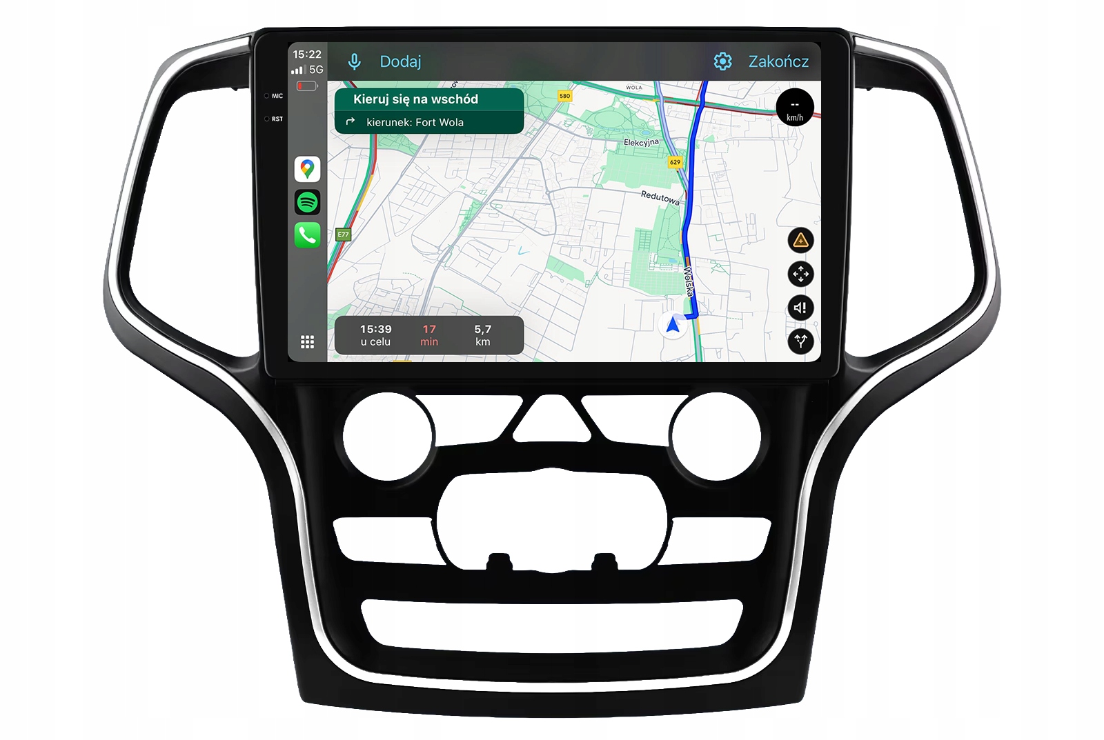 Jeep Grand Cherokee Rádio Navigace Android TS20 12GB/256 2K UIS7870