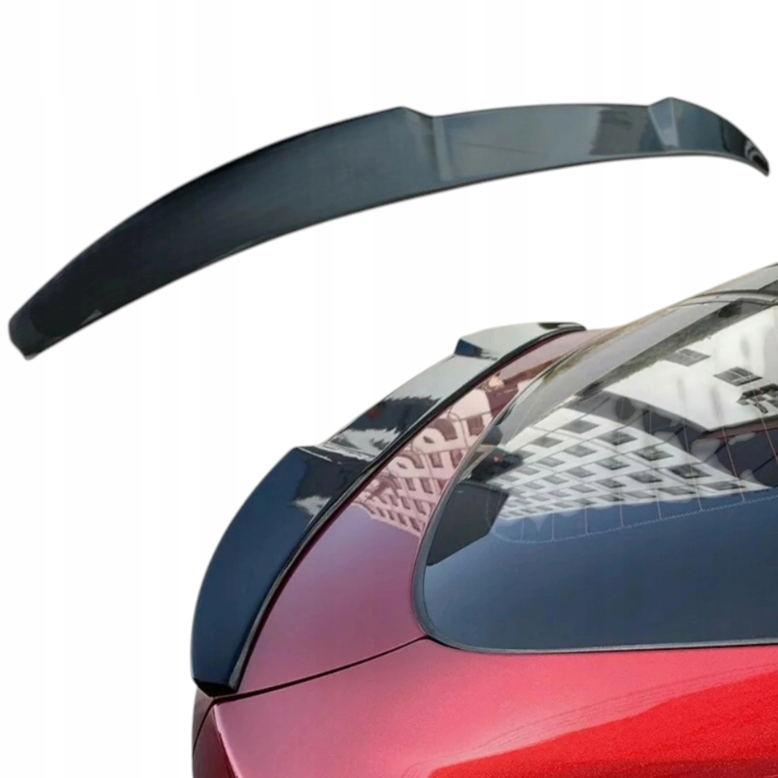 Letka Spoiler Zadní Krytka 2018+ Černý Lesk Bmw X4 G02 X4M F98