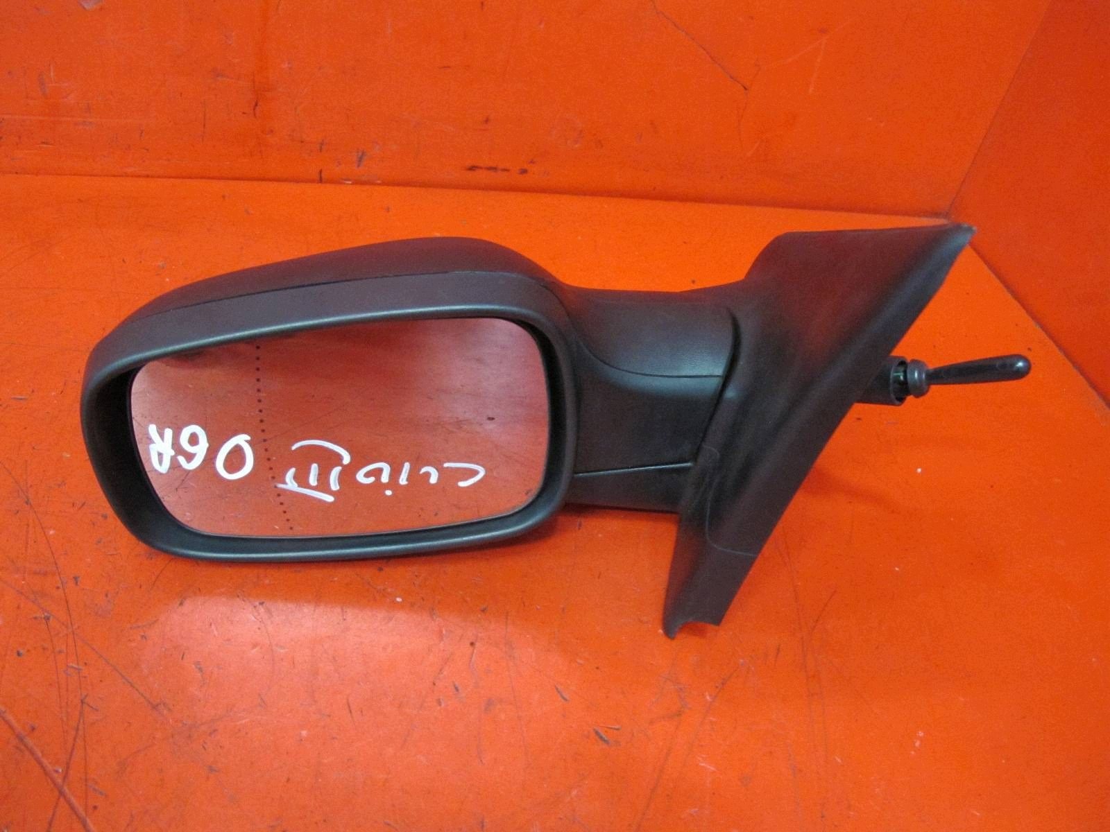 RENAULT CLIO 3 III 05-09 mirror manually left black, EUROPA