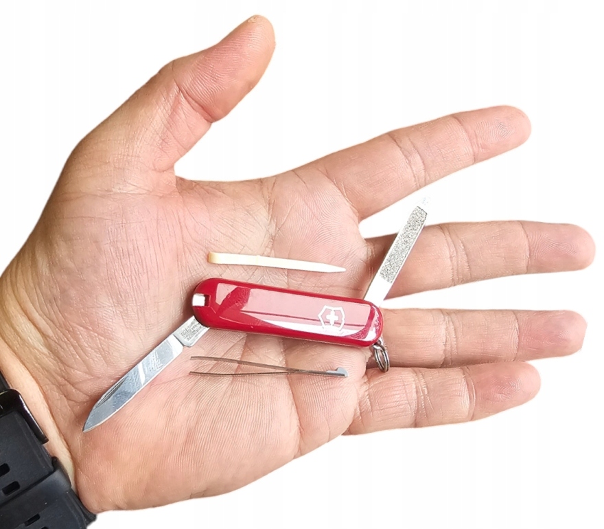 SZWAJCARSKI SCYZORYK VICTORINOX 0,6163 RALLY ORYGINALNY 58mm 9 Funkcji Marka Victorinox