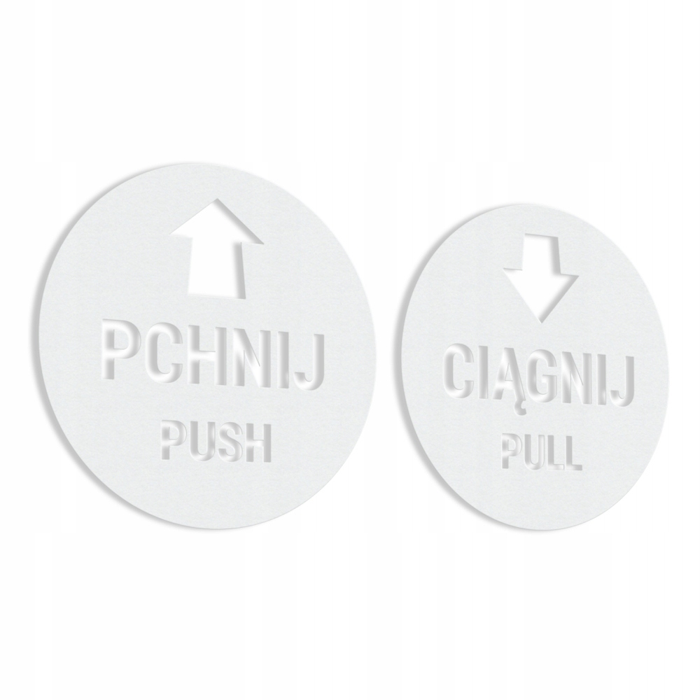 

Pchać, Ciągnąć Pchnij, Ciągnij naklejki 15x15