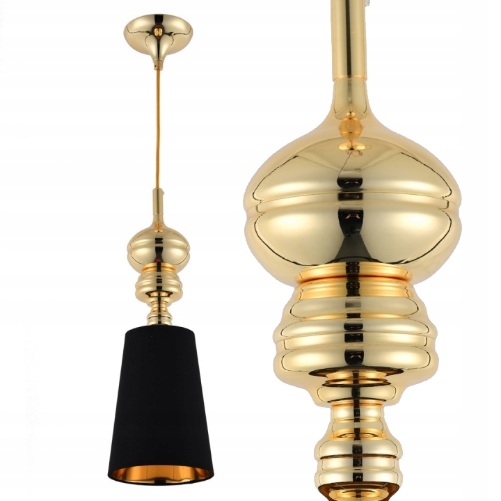 Lampa Wisząca Queen Kol. Złoty (MP-8846-18 black gold) Step into Design