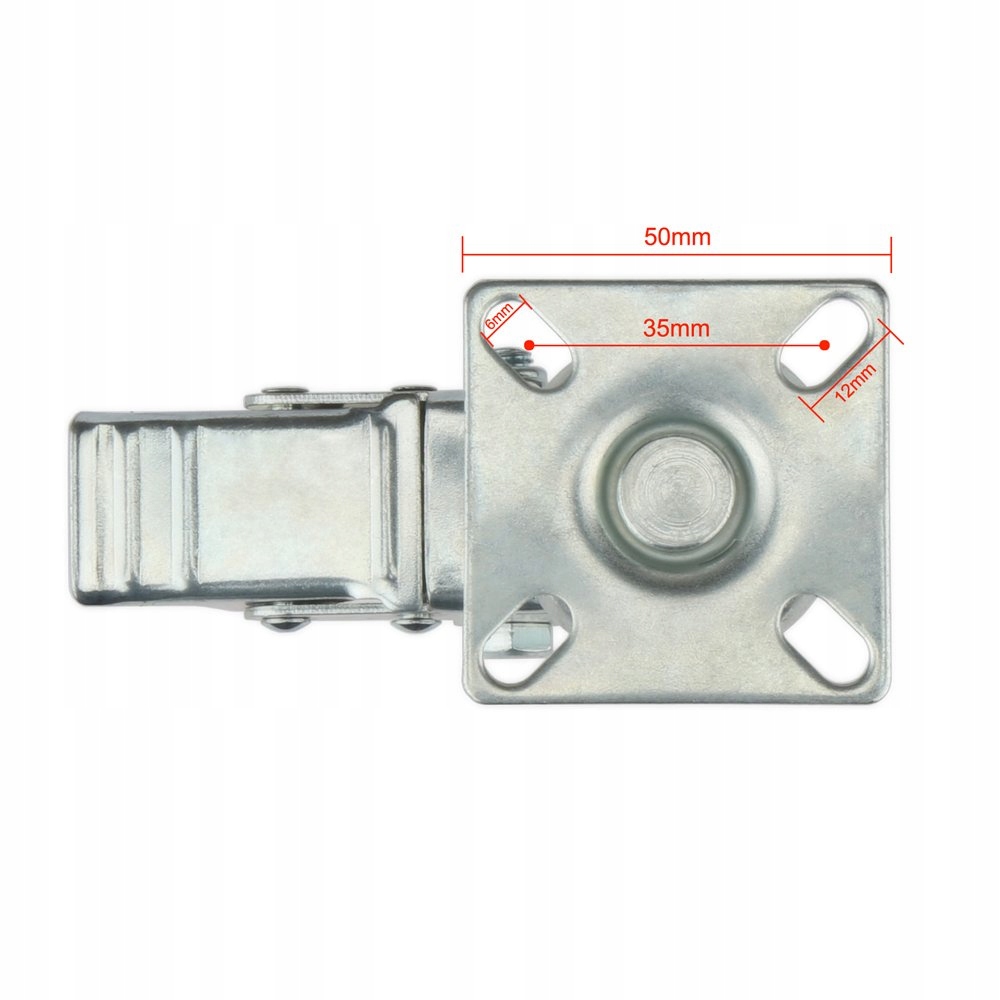 4x KÓŁKA UNIWERSALNE 50MM OBROTOWE Z HAMULCAMI DO TRANSPORTU PRZEMYSŁOWE Średnica 50 mm