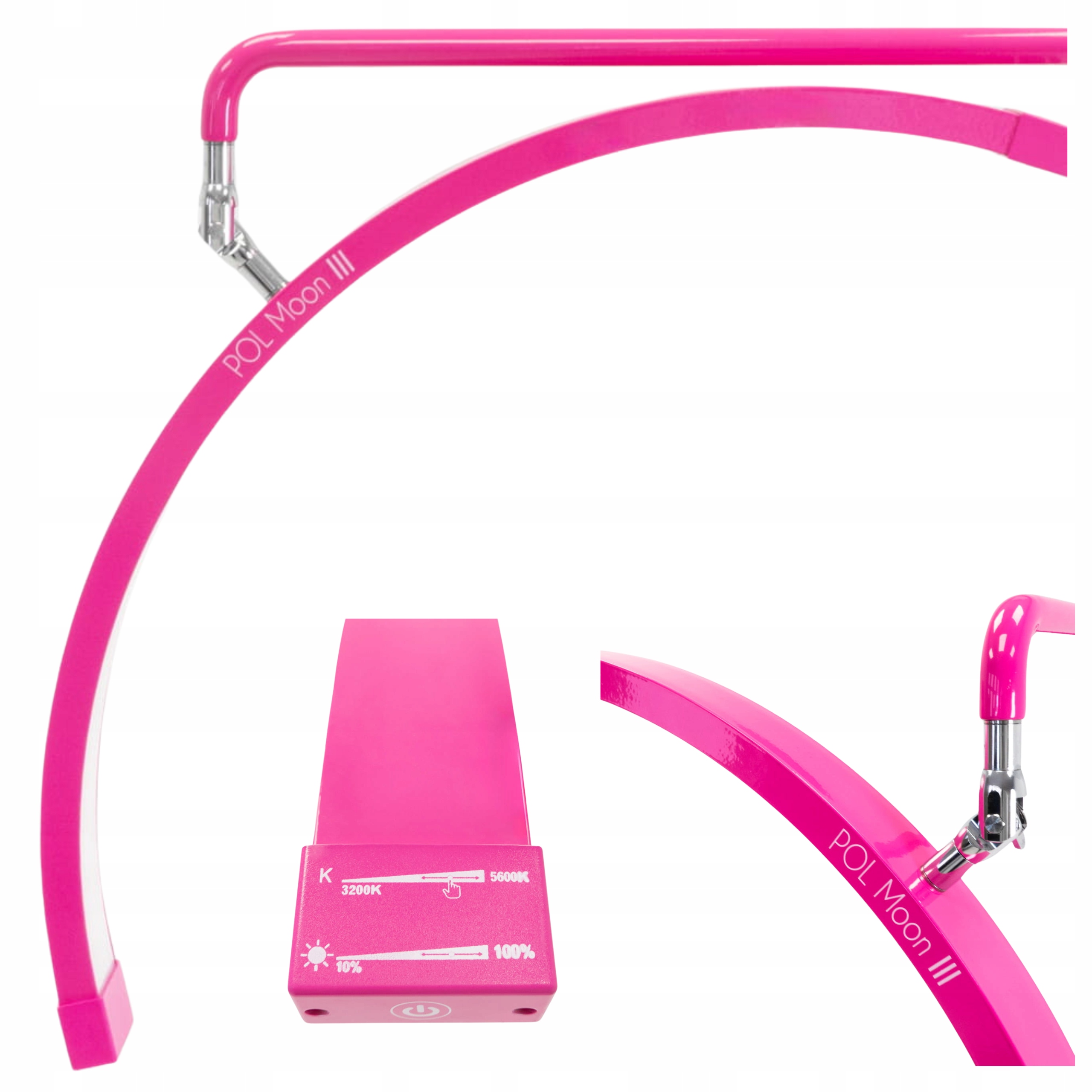 Kosmetická lampa pro prodlužování řas make-upu Led Stojící Profesionální Pink