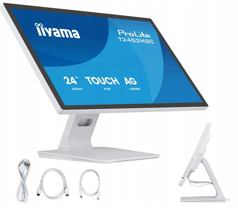Monitor dotykowy Pos iiyama T2452MSC-W1AG 24 Fhd Ips Led DeepContrast Pcap