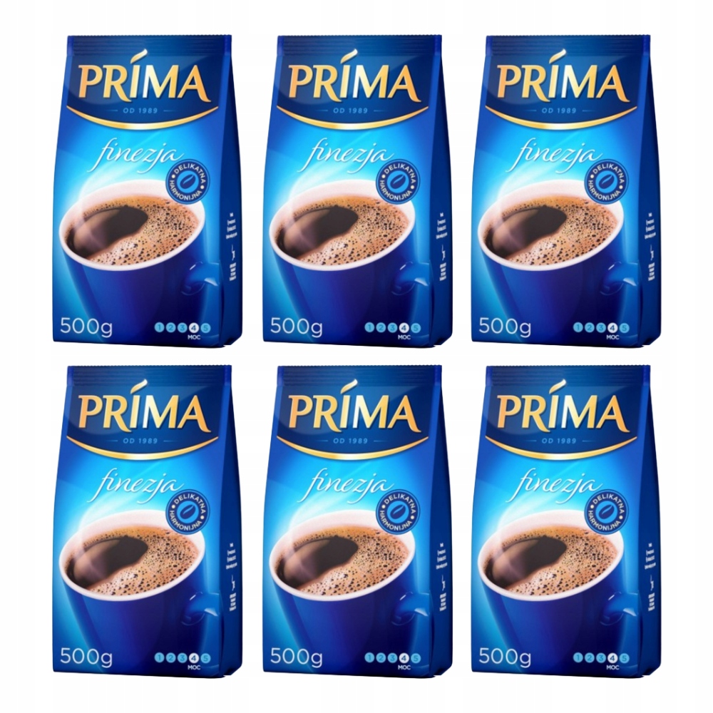 Kawa mielona Prima Finezja 6x 500g