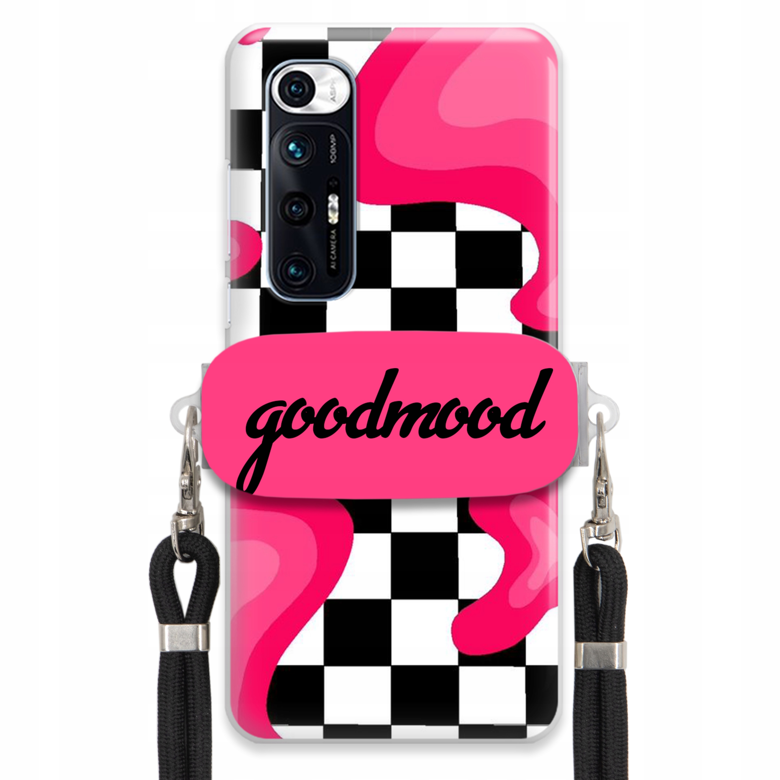 Puzdro Pre Xiaomi Mi 10s Set Case Držiak Na Vodítko Čierny For Teen Modne Splash