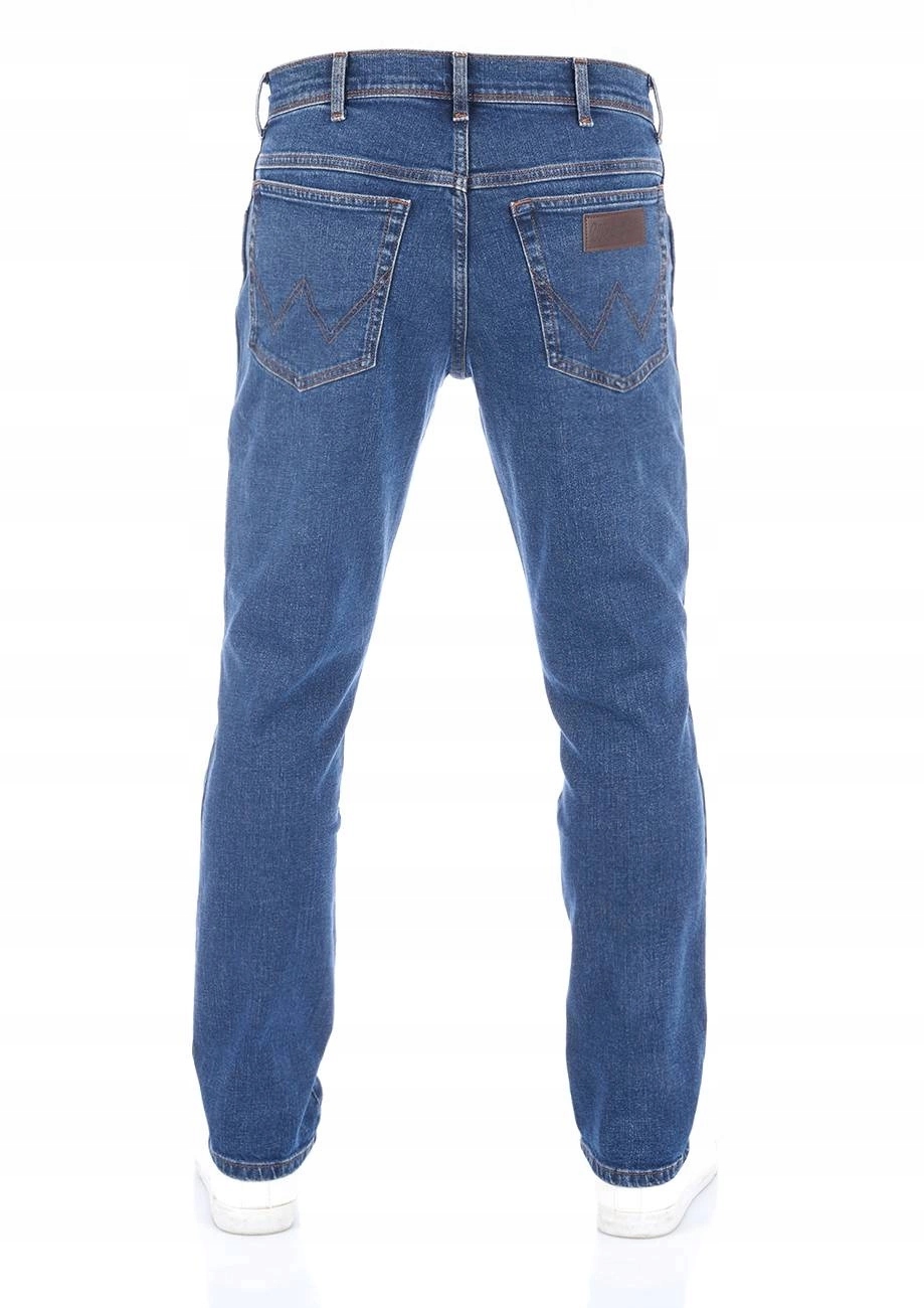 Pánské zúžené džíny Wrangler Texas Slim Basement Blue W12SHN32C 38/30