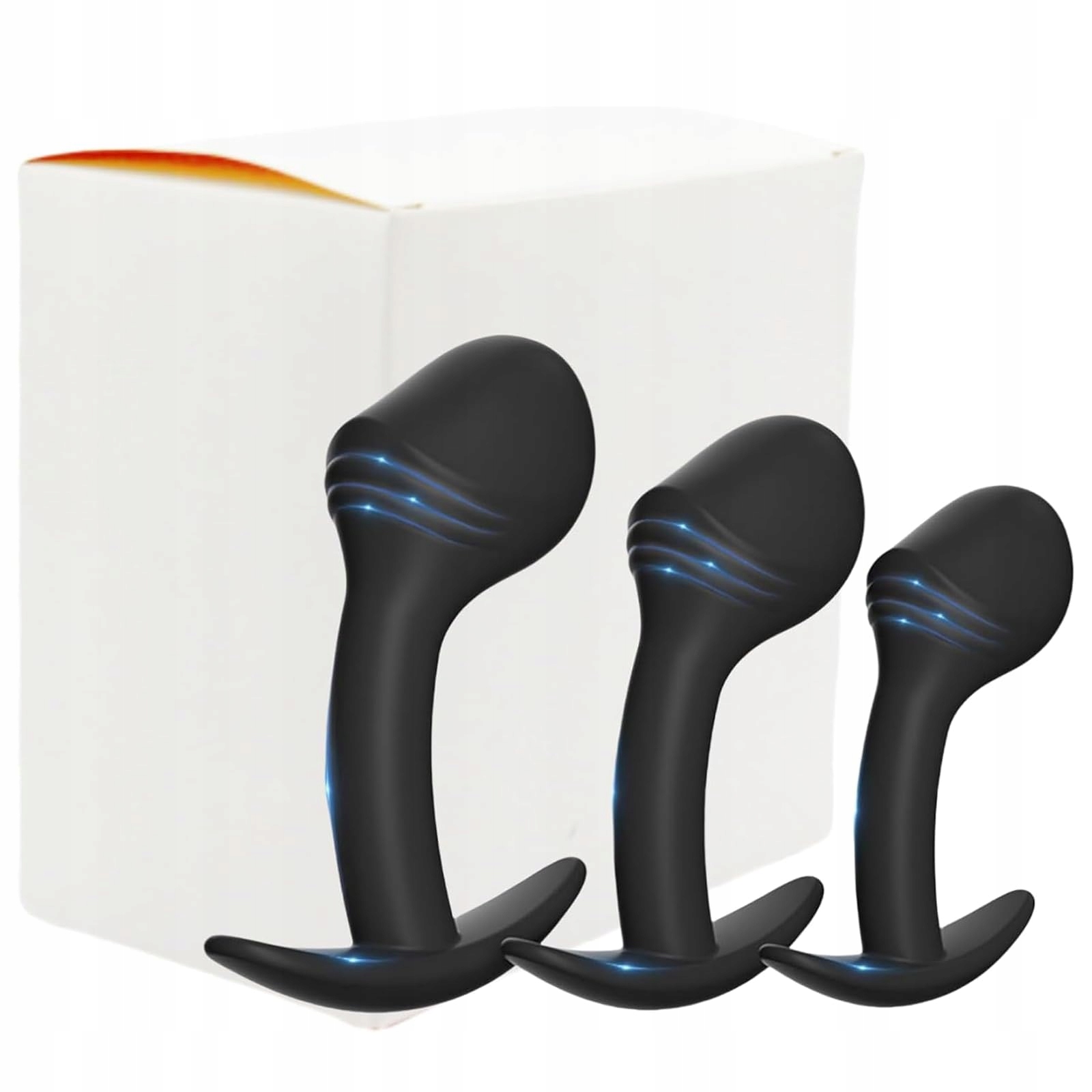 ANAL PLUG Zestaw Korek Analny Z Bezpiecznym Uchwytem Dildo Prostata — miniatura 7
