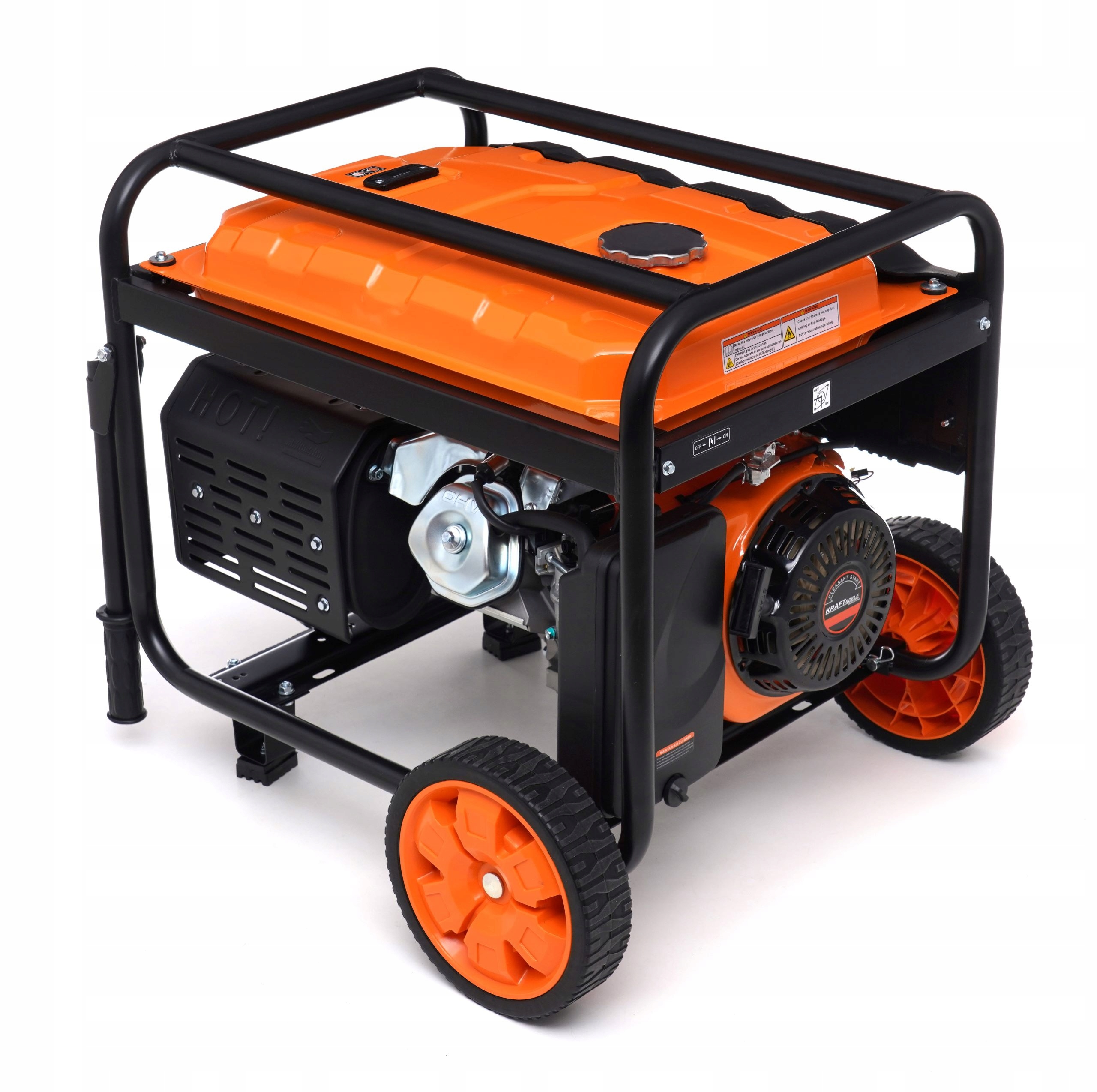 AGREGAT PRĄDOTWÓRCZY GENERATOR PRĄDU 6500W 9,5KM Moc silnika 9.5 KM