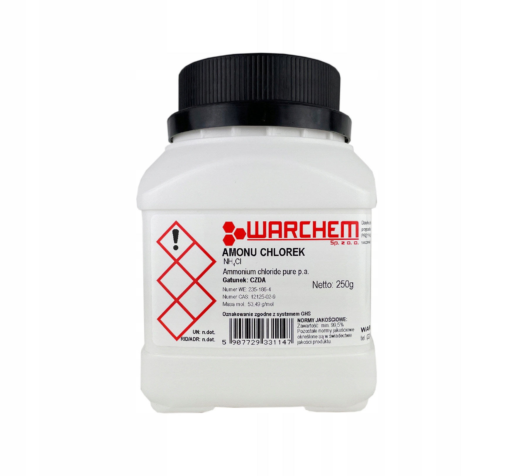 

Chlorek Amonu Czda 250g