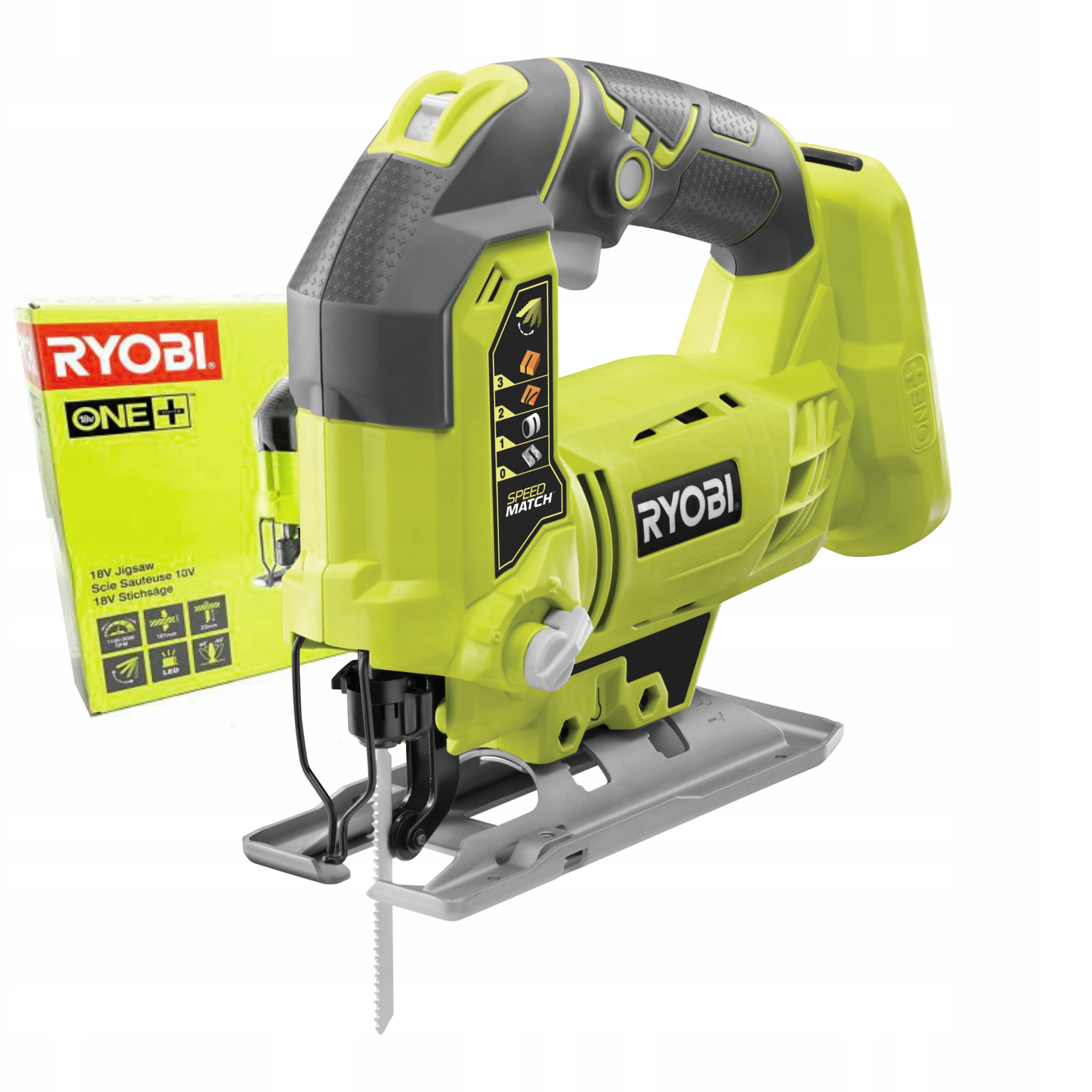 

Ryobi Wyrzynarka bezprzewodowa R18JS-0 18V akumul.
