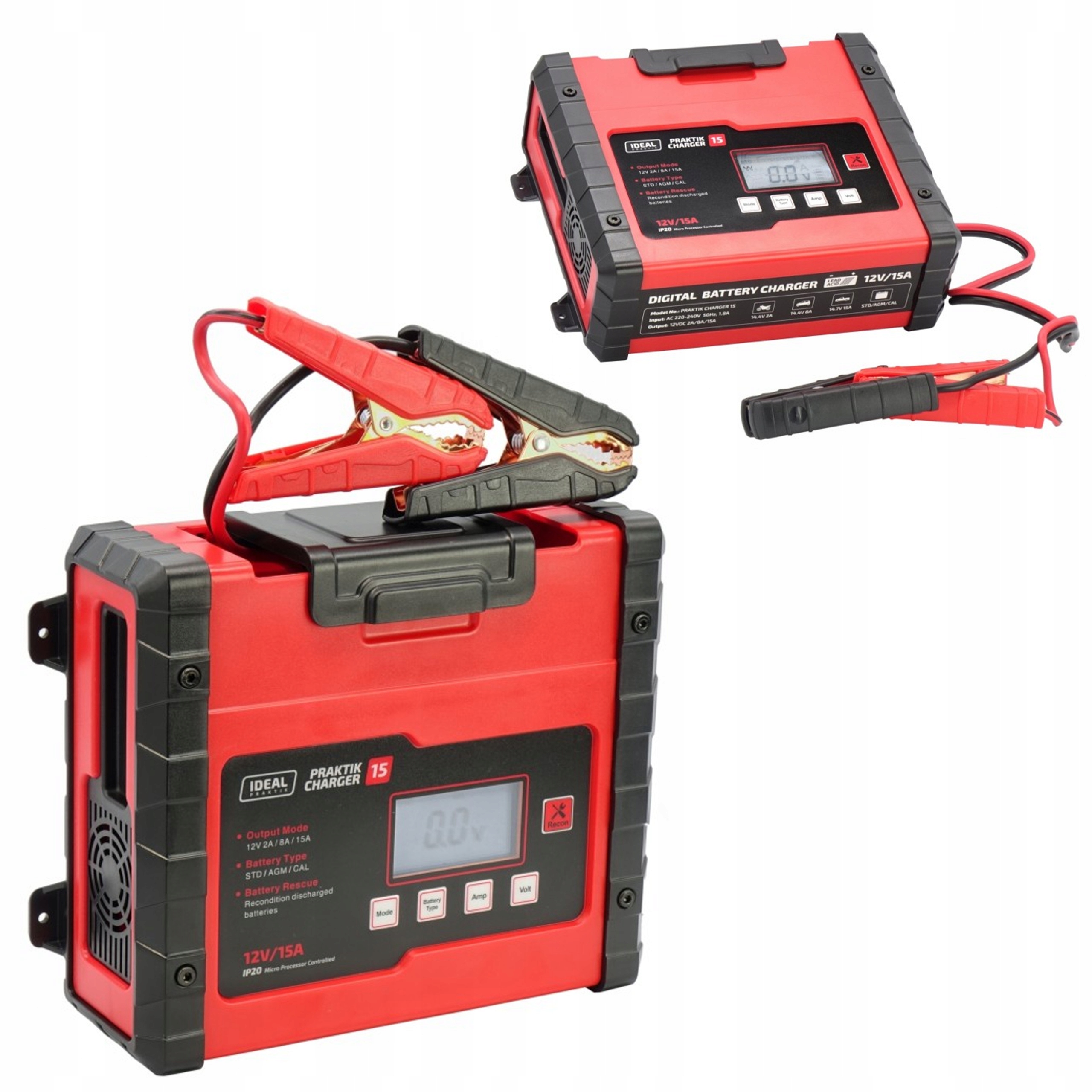 

Prostownik Mikroprocesorowy Akumulatorowy 12V 15A