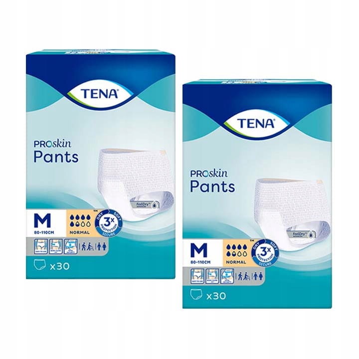 Majtki TENA Pants ProSkin Normal M 30szt. x 2op.