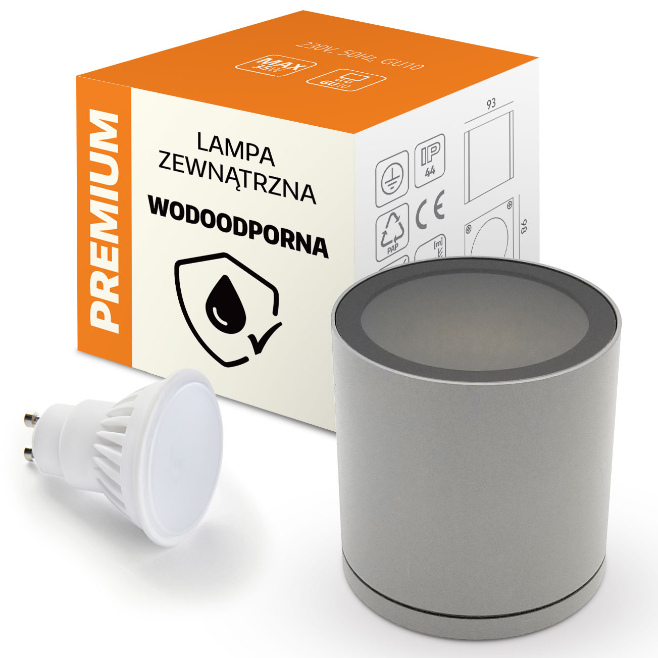 

Lampa Tuba Zewnętrzna Plafon Ogrodowa IP44 Led