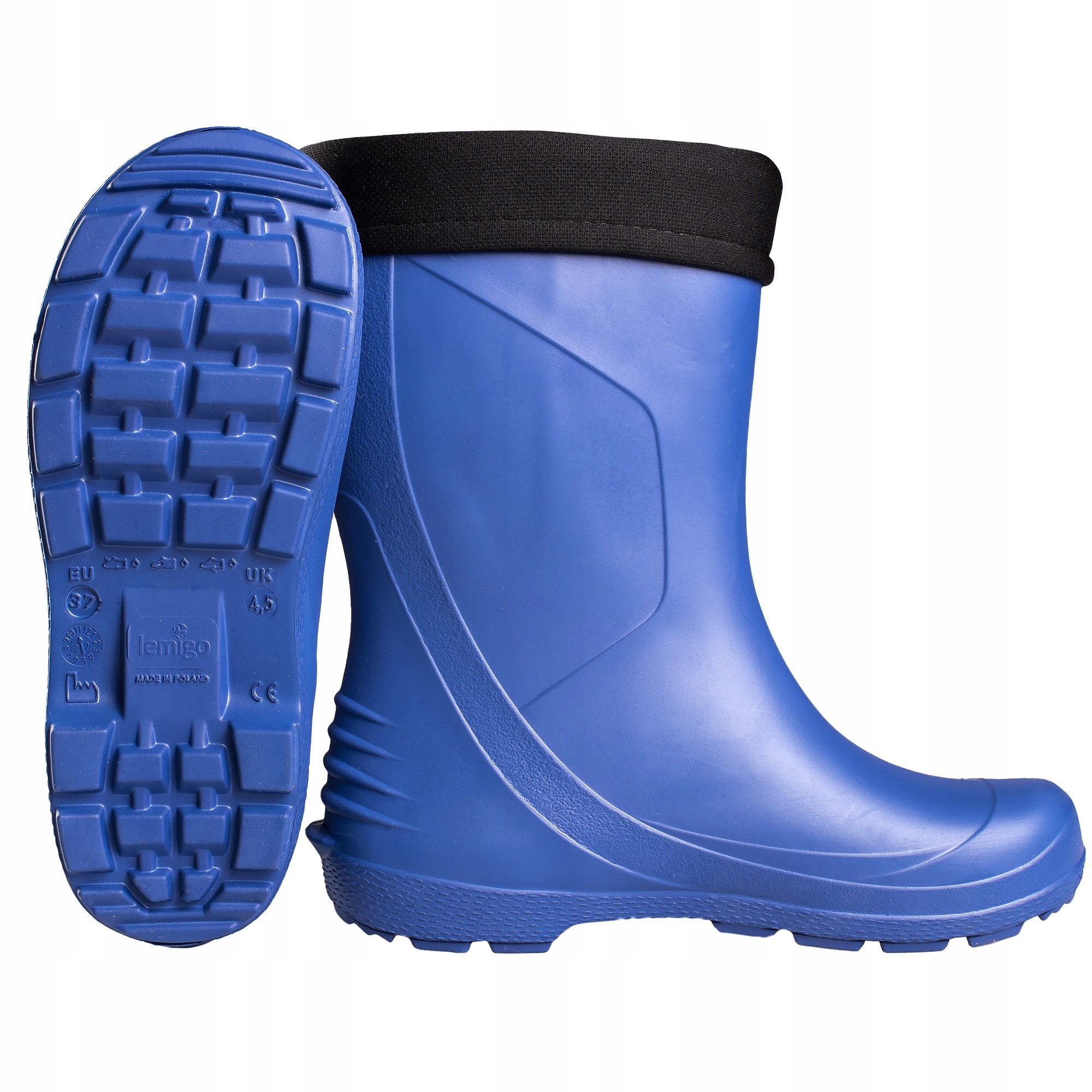 KALOSZE DAMSKIE LEKKIE LEMIGO K12 DAKOTA 850 niebieskie z ocieplaczem r. 41 Rozmiar 41