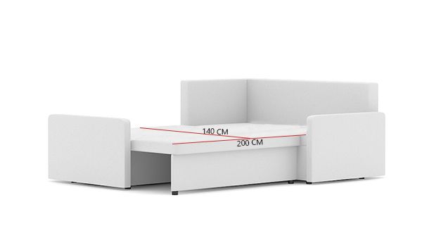 NAROŻNIK ROZKŁADANY MILTON II PIĘKNA ROGÓWKA Głębokość mebla 175 cm