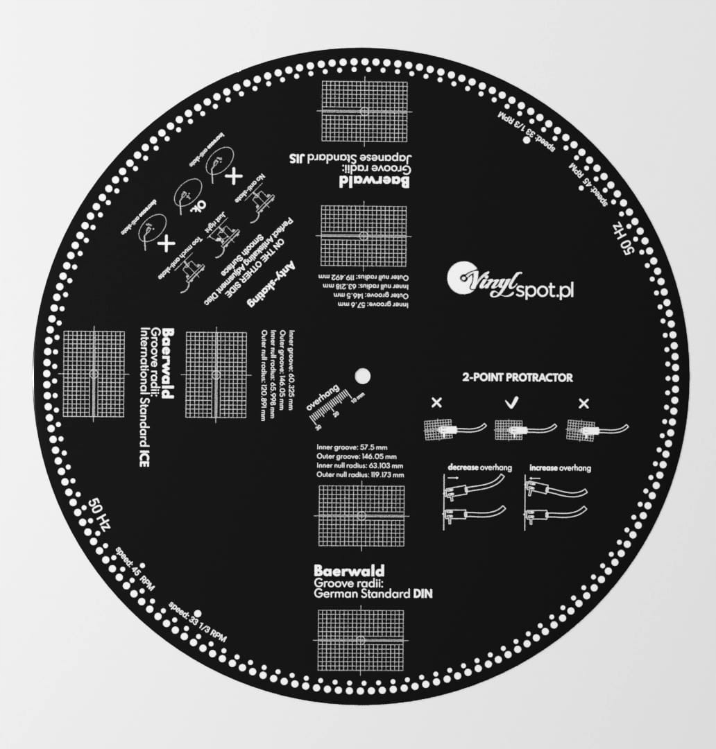 Testovací deska Pro Kalibraci Gramofonu Pure Vinyl 180g Vinylspot