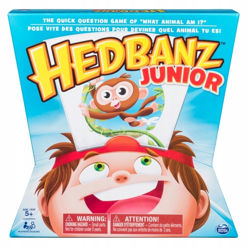 

Spin Master Gra Hedbanz Junior wer. Pl 6060916