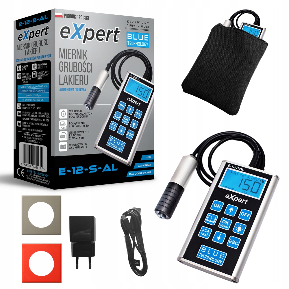 

Miernik grubości lakieru Czujnik Expert E-12-S-AL