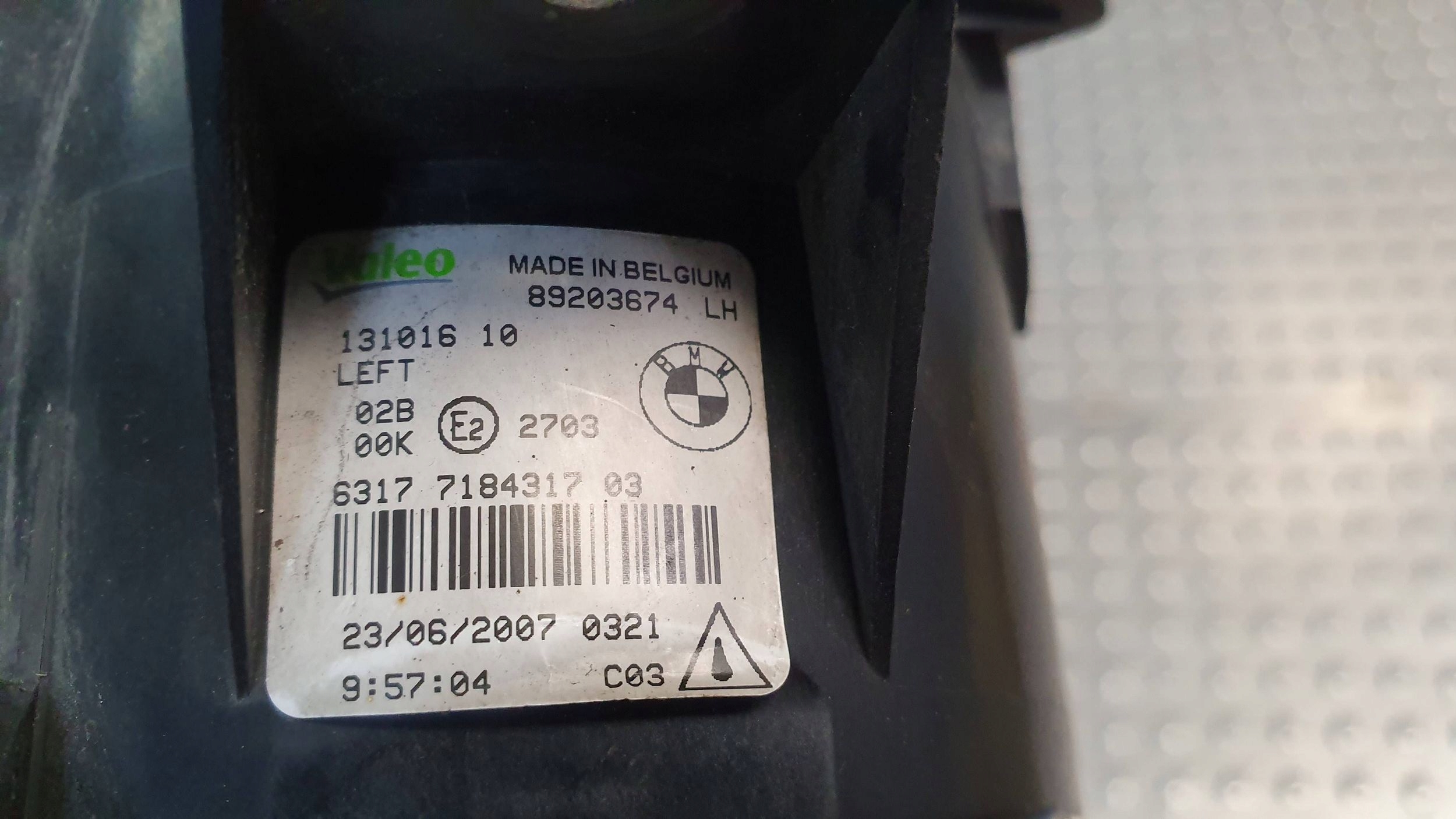 Nebelscheinwerfer links BMW 1 X5 E70 E87 04- 89203674