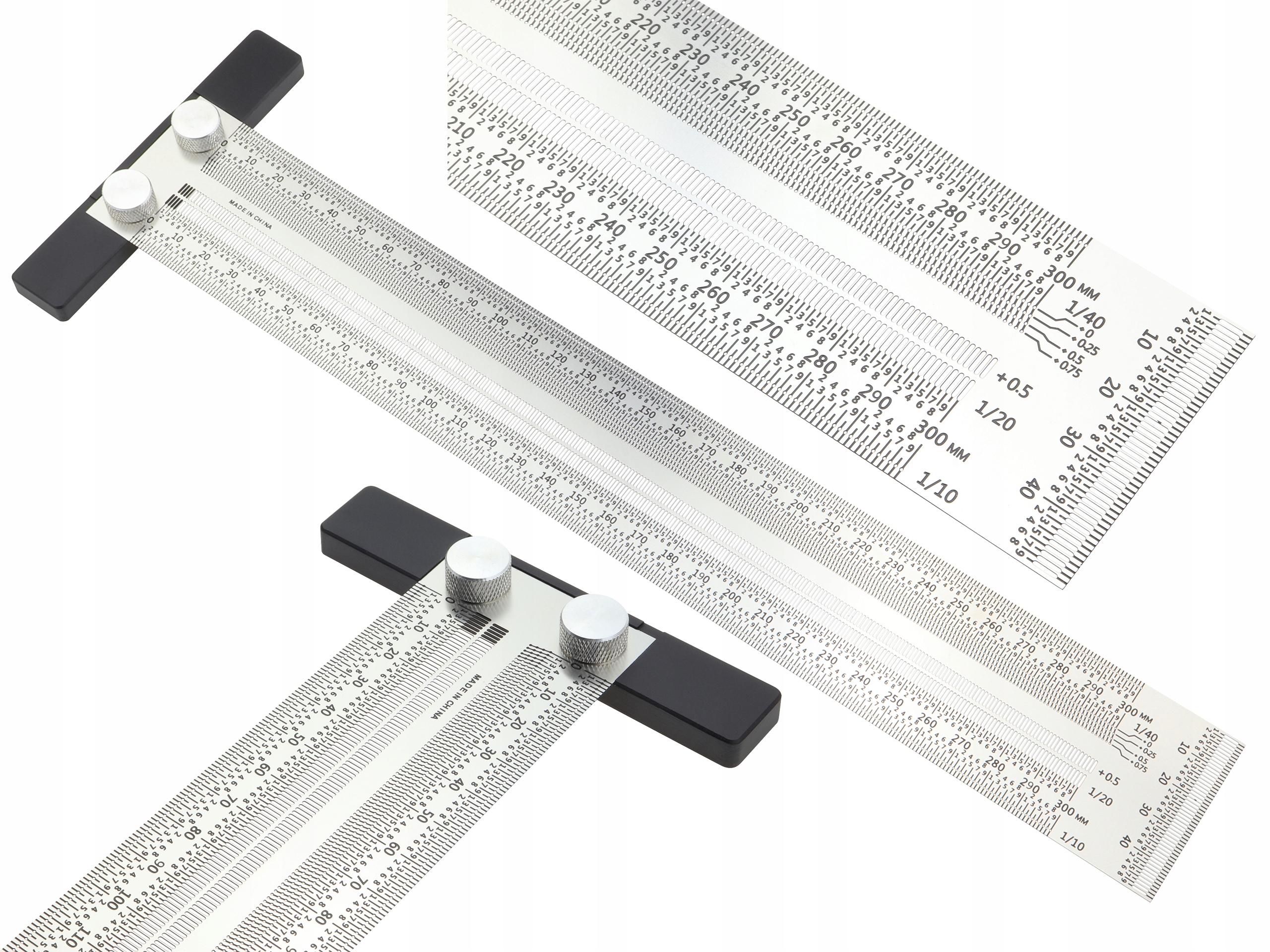

Linijka Miarka Traserska Do Drewna Typ T 300 mm