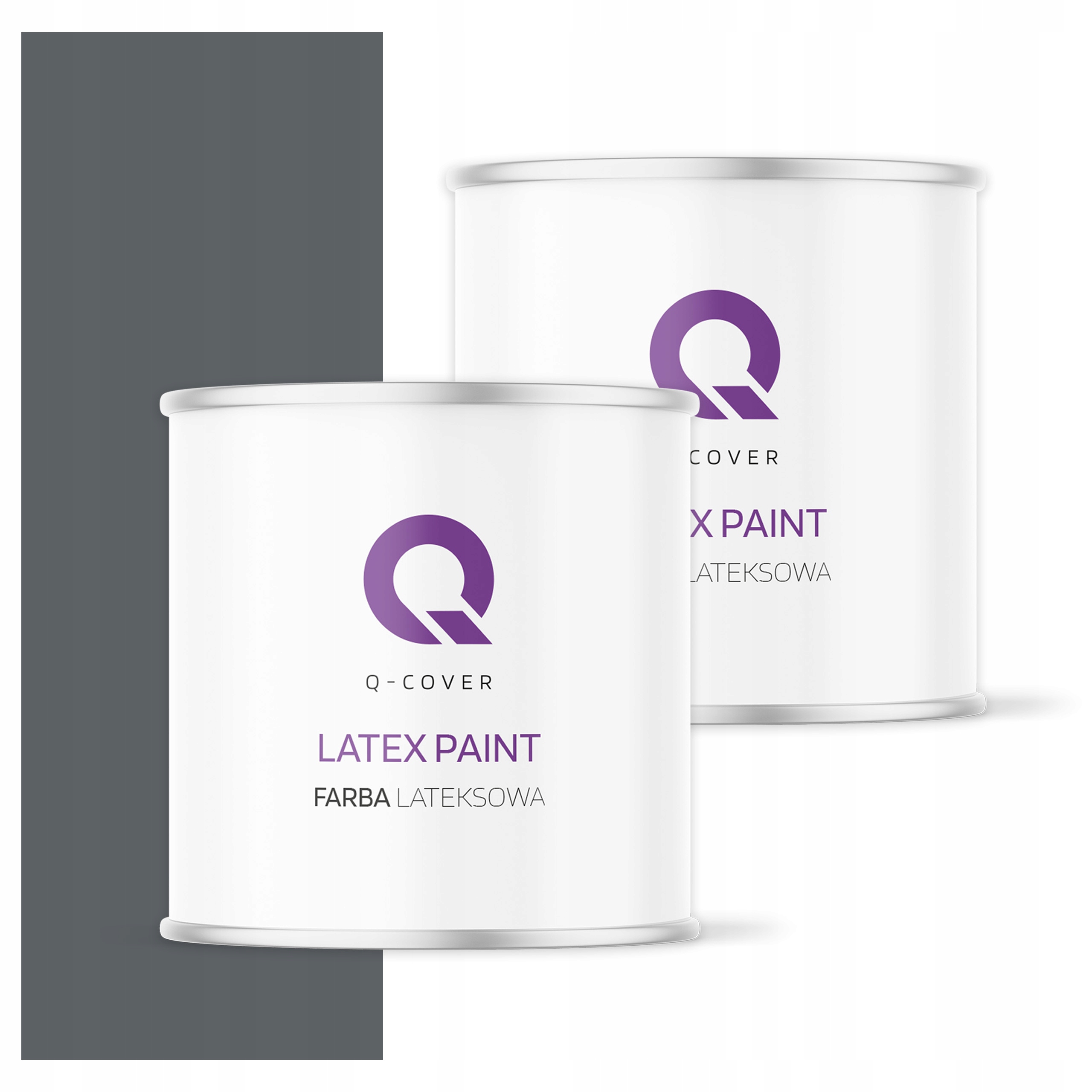 Vnitřní latexová stropní Barva 2l Tmavě matná Antracit barva H0912