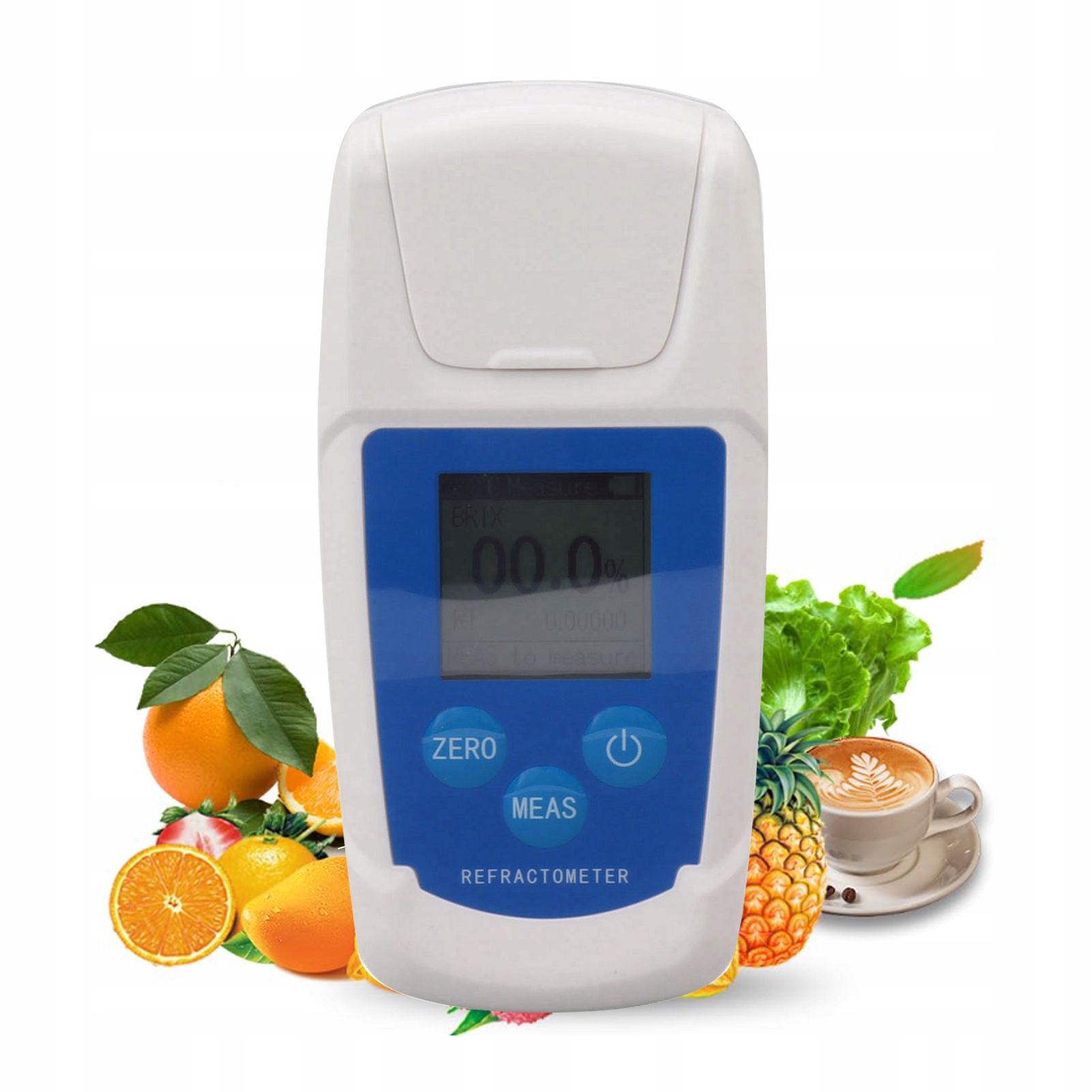 0-55% digitálny refraktometer Brix O High