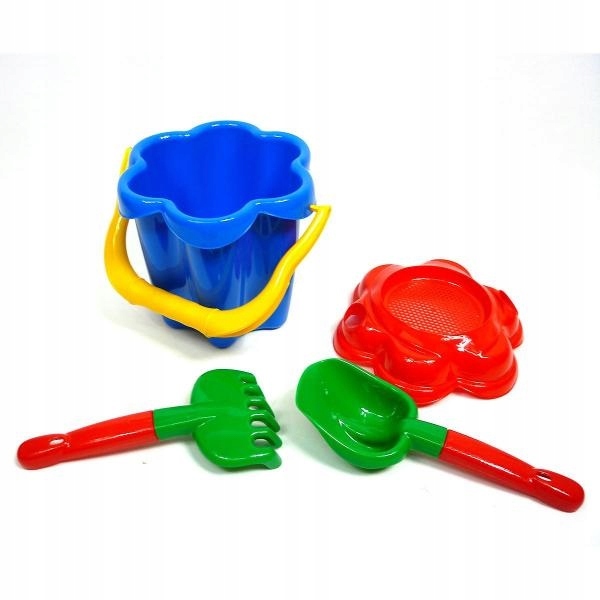 zestaw do piasku "kwiatek" - 4 elementy - KW4 — 4