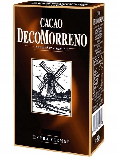 Levně 5 x DecoMorreno Kakao extra tmavé 80 g