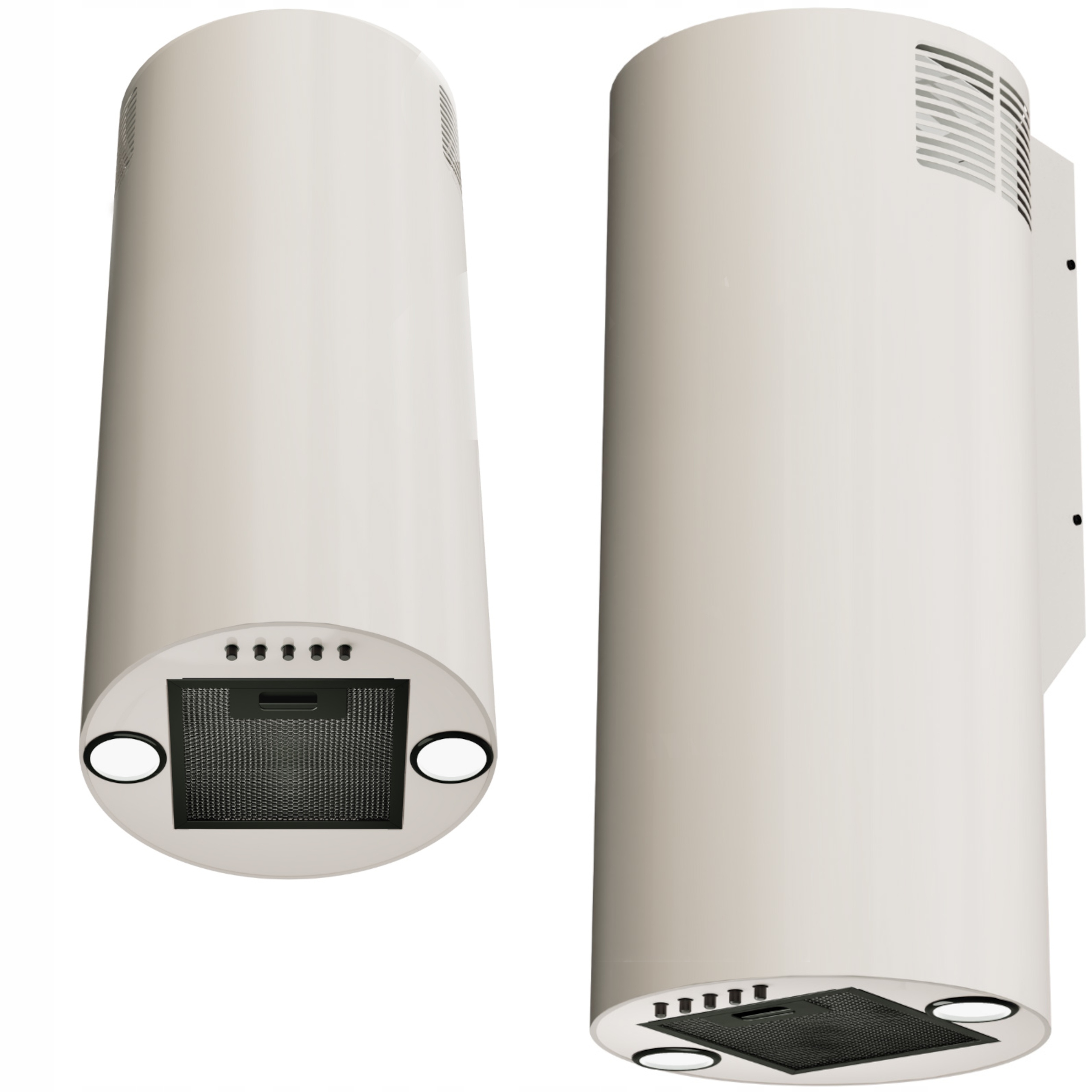 Kaszmirowy Okap kuchenny kominowy ścienny 31 Maan Elba WPB731S Led Wydajny