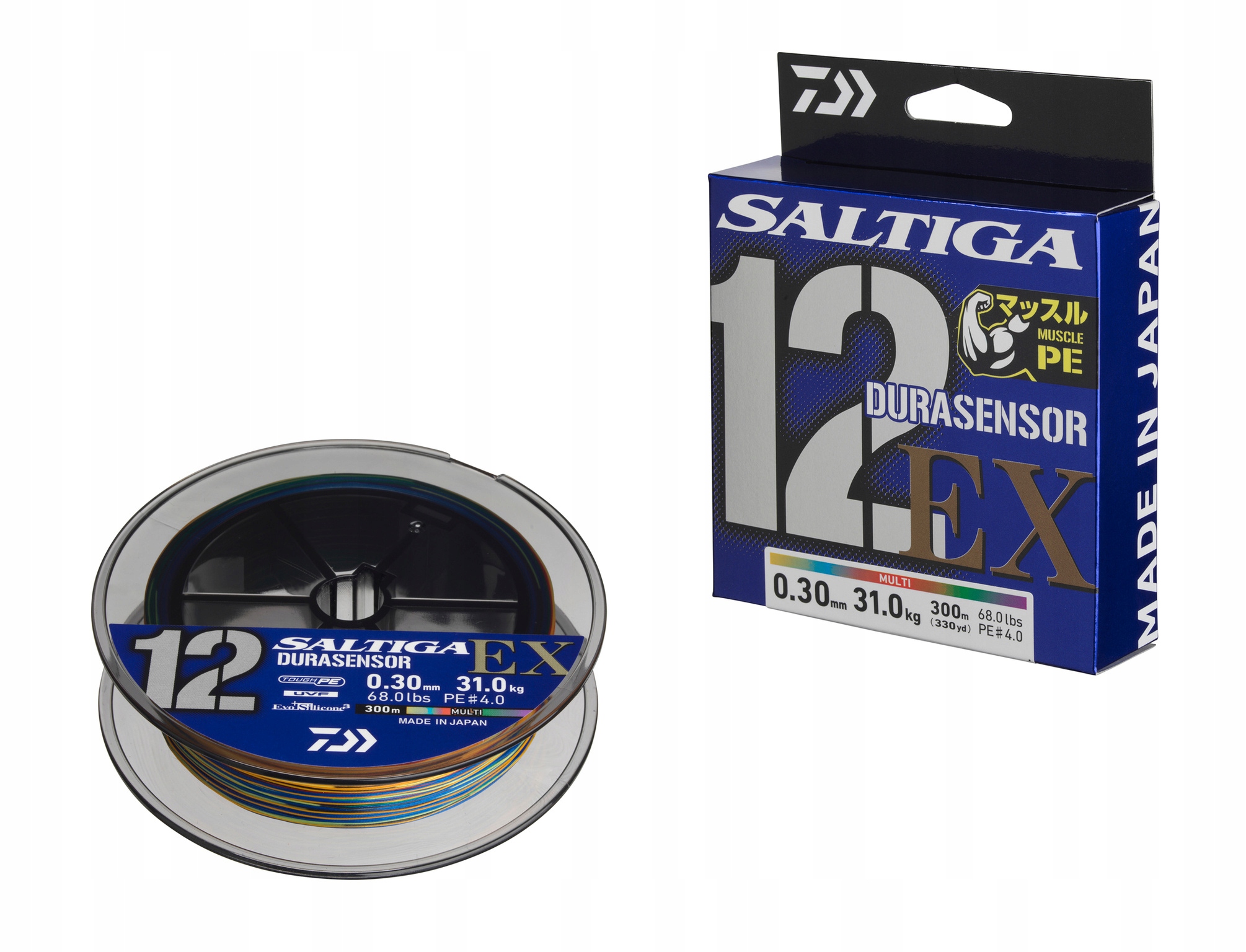 12 -splotowa Plecionka Daiwa Saltiga Durasensor EX+SI3 0,45/400m