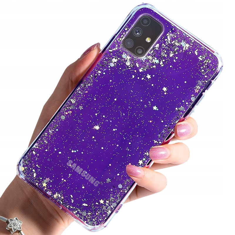 

Etui do Samsung Galaxy M51 Case Brokat Szkło 9H