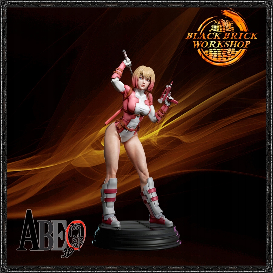 Gwenpool Neupravená Abe 3D 1/12 (150mm) Měřítko (sfw) 3D Tisk