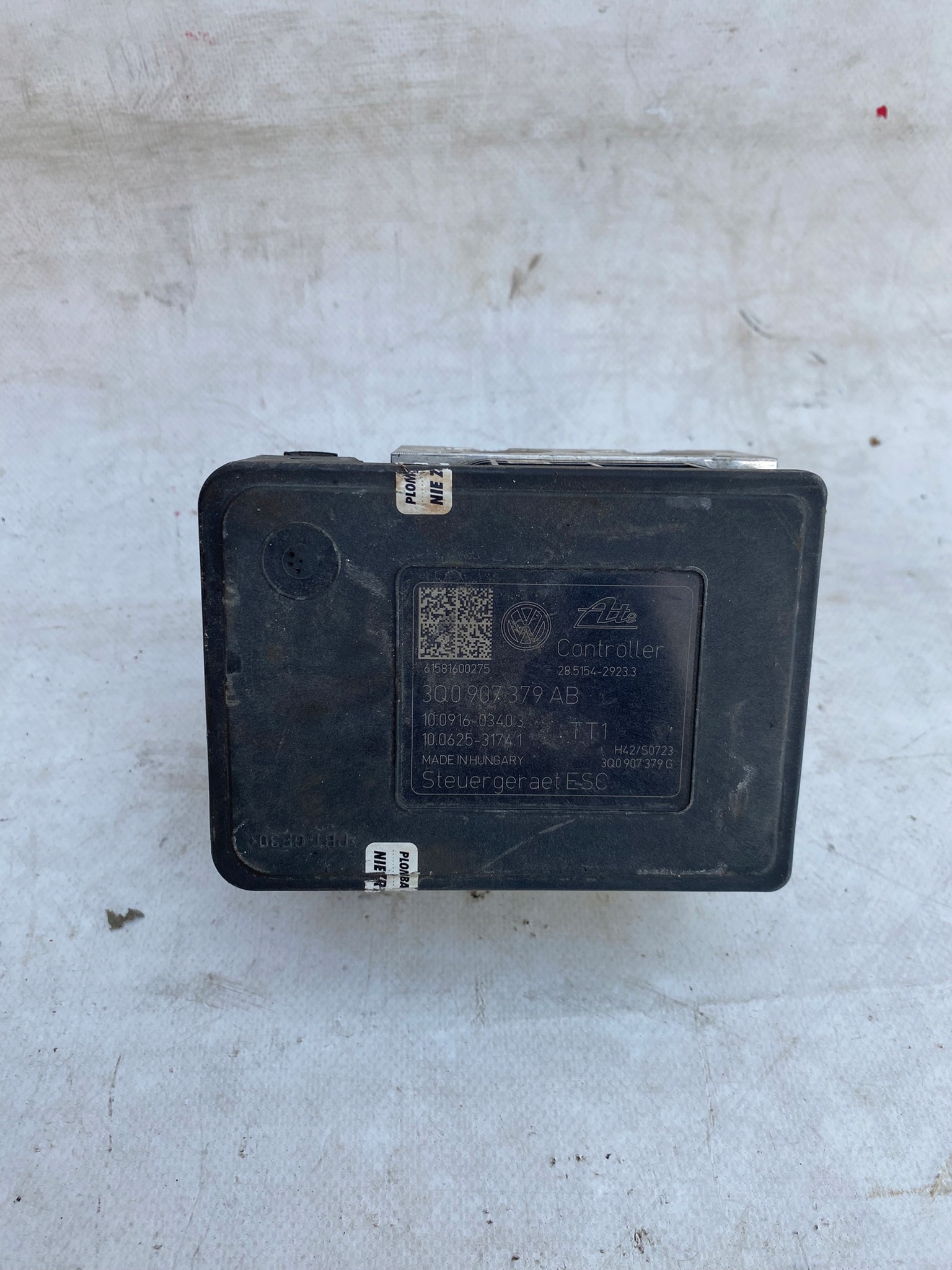 VW AUDI SKODA control unit pump ABS 3Q0907379AB