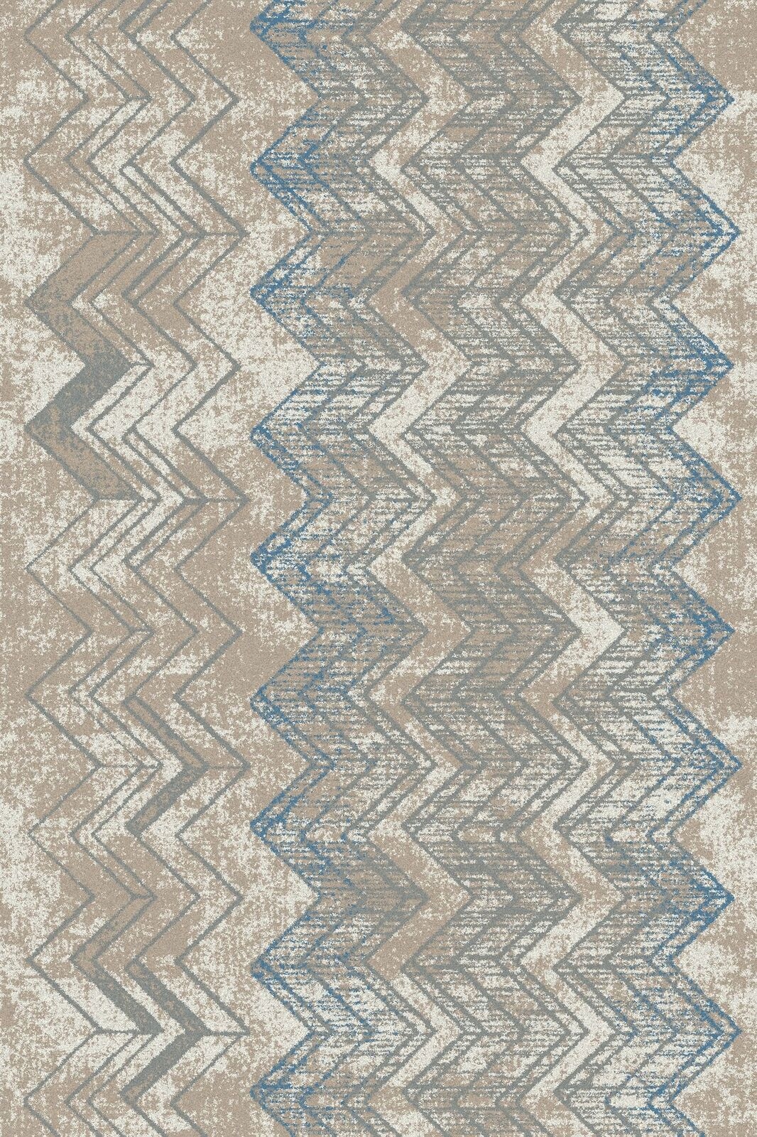 Dywan do salonu Agnella Zig Błękitny Lida 160x230 cm