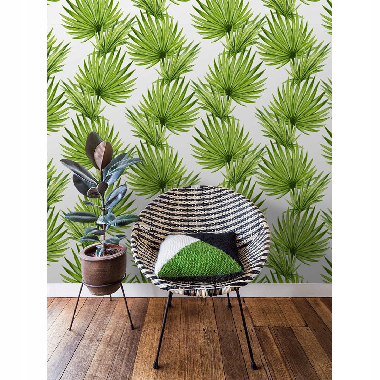 

Flizelina tapeta Tropikalny liść palmowy 208x146cm