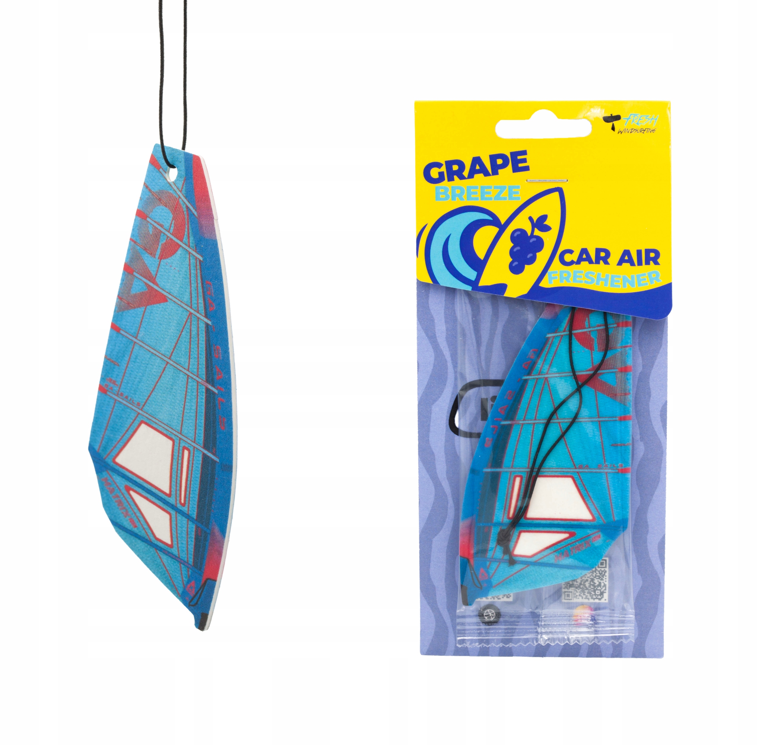 Zawieszka Zapachowa do Auta Żagiel Ga Matrix 2025 Grape Breeze