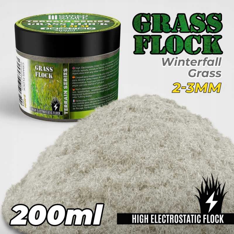 Static Grass Flock 2-3mm Winterfall Grass -200ml